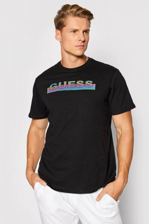 Tricouri barbati - Tricou Barbati Guess MBBI40KAVR0