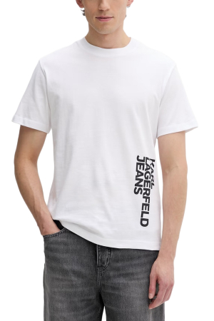 Tricou bărbați Karl Lagerfeld Jeans negru cu logo vertical lateral B2M17047 [2]