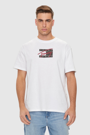 NOUTATI - Tommy Jeans Men's T-Shirt DM0DM18528