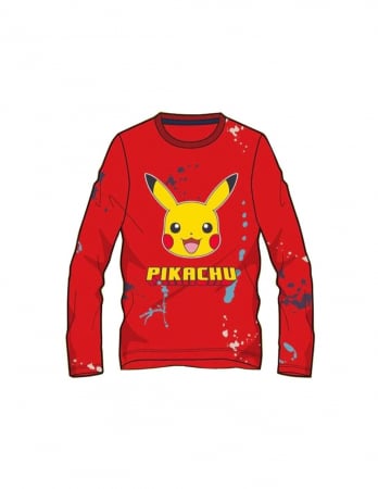 Tricouri copii - TTricou cu maneca lunga Pokemon Pikachu
