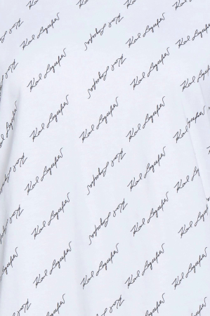 Tricou dama Karl Lagerfeld  all-over print signature [3]