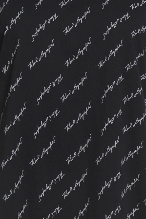 Karl Lagerfeld women's all-over signature print t-shirt [3]