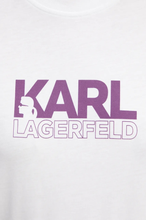 Tricou dama din bumbac Karl Lagerfeld  24WW1703 [4]