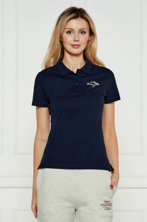 Tricouri dama - Tommy Hilfiger WW0WW43930 Women’s Polo Shirt – Elegant Casual Polo