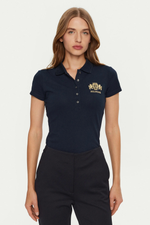 Tricouri dama - Tommy Hilfiger WW0WW43931 Women’s Polo Shirt – Elegant Casual Polo