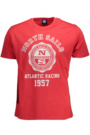 Tricouri barbati - Tricou maneci scurte, North Sails, Rosu, L INTL
