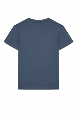Tricou guess din bumbac cu imprimeu grafic si logo [1]