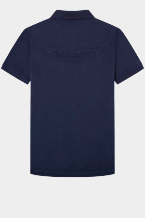 Tricou polo Hackett London Am Emboss Bk HM563185 [2]