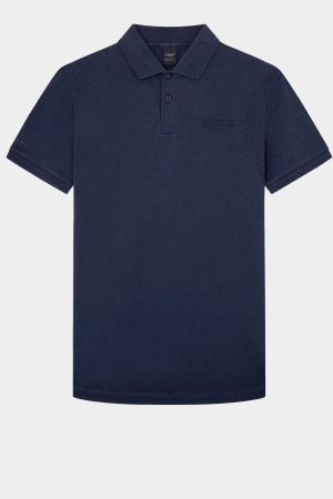 Tricou polo Hackett London Am Emboss Bk HM563185 [1]