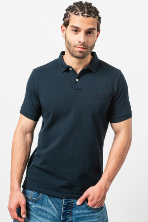 BARBATI - Tricou polo Superdry din bumbac pique Classic