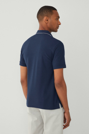 Tricou polo cu bordura Hackett London HM563276 [1]