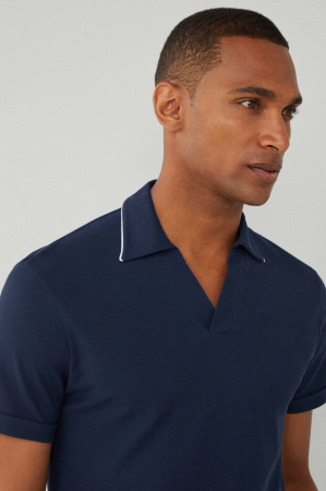 Tricou polo cu bordura Hackett London HM563276 [3]