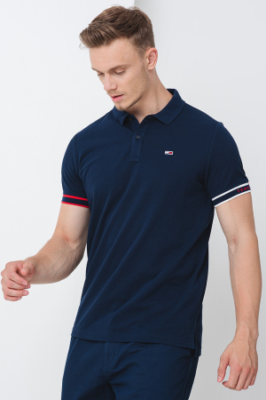 NOUTATI - Tommy Jeans plain polo shirt DM0DM21306