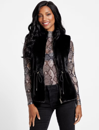 Guess Q3OL09 Women’s Vest – Modern Reversible Design [1]