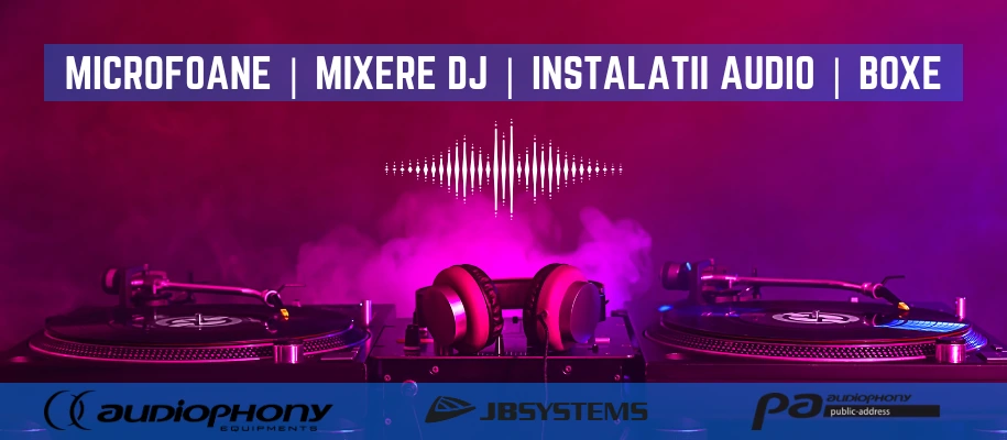 Microfoane | Mixere DJ | Instalatii Audio | Boxe