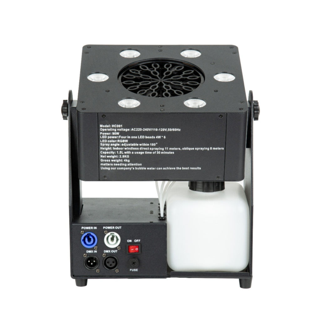 Mașină de baloane LED 4-în-1 RGBW, telecomandă, DMX [2]