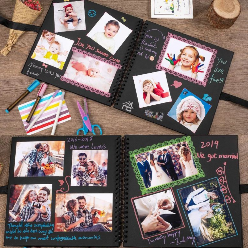 Album foto / GuestBook, 60 pagini, bej, colturi metalice, Ideal pentru nunta, botez, majorat, aniversare, 21.5 x 29 cm [6]