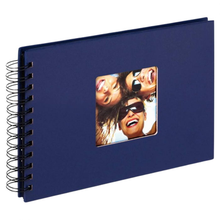 Album foto / GuestBook Wire-o Fun albastru, 23x17 cm [1]