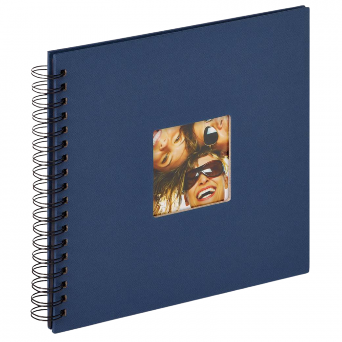Album foto / GuestBook Wire-o Fun albastru, 26x25 cm [1]