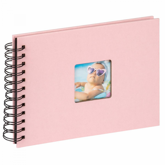 Album foto / GuestBook Wire-o Fun roz, 23x17 cm [1]