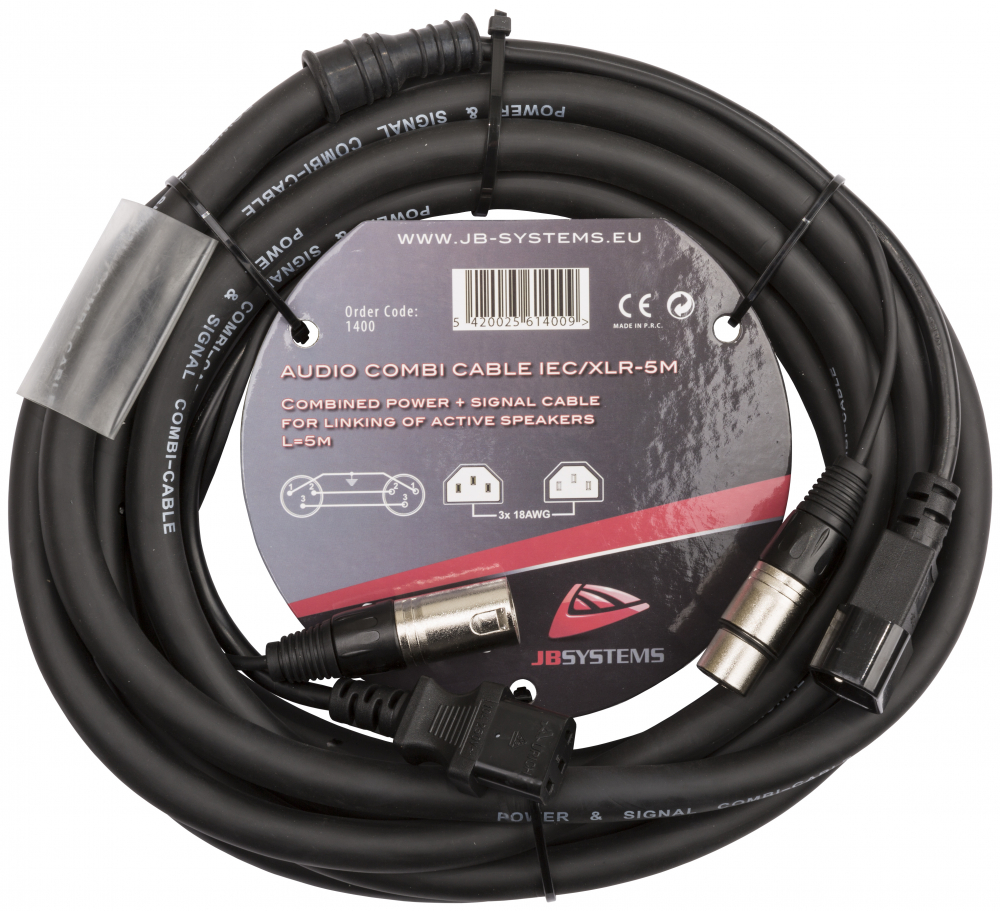 AUDIO COMBI CABLE IEC/XLR-5M [1]