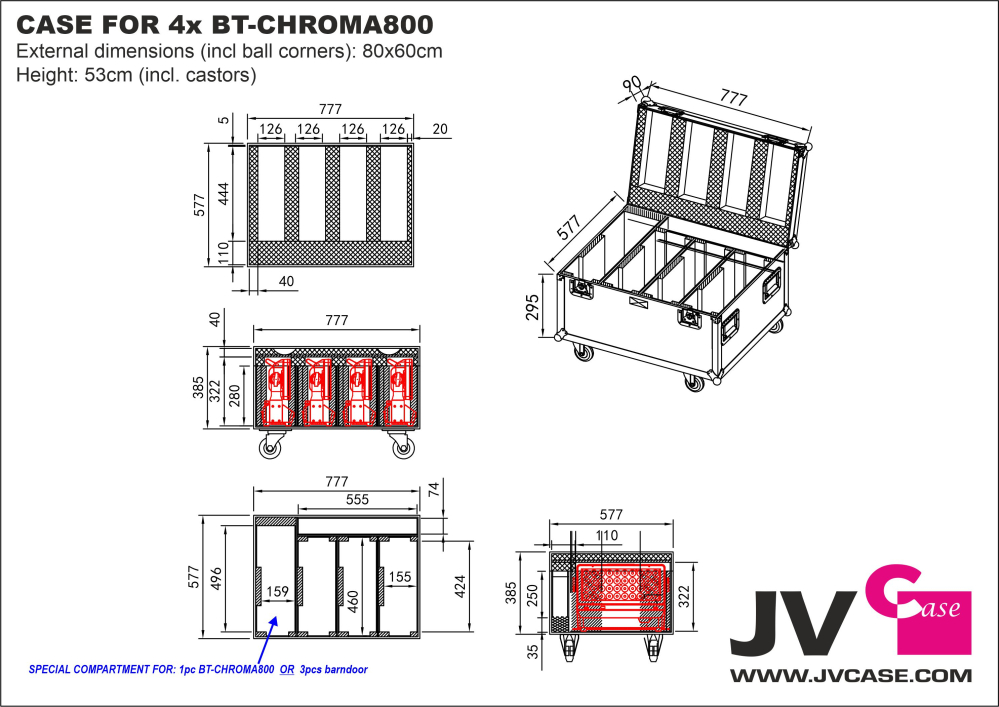 CASE FOR 4x BT-CHROMA800 [4]