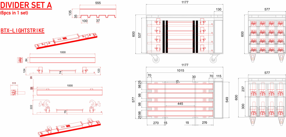LIGHT BARS 1 - DIVIDER SET A [3]