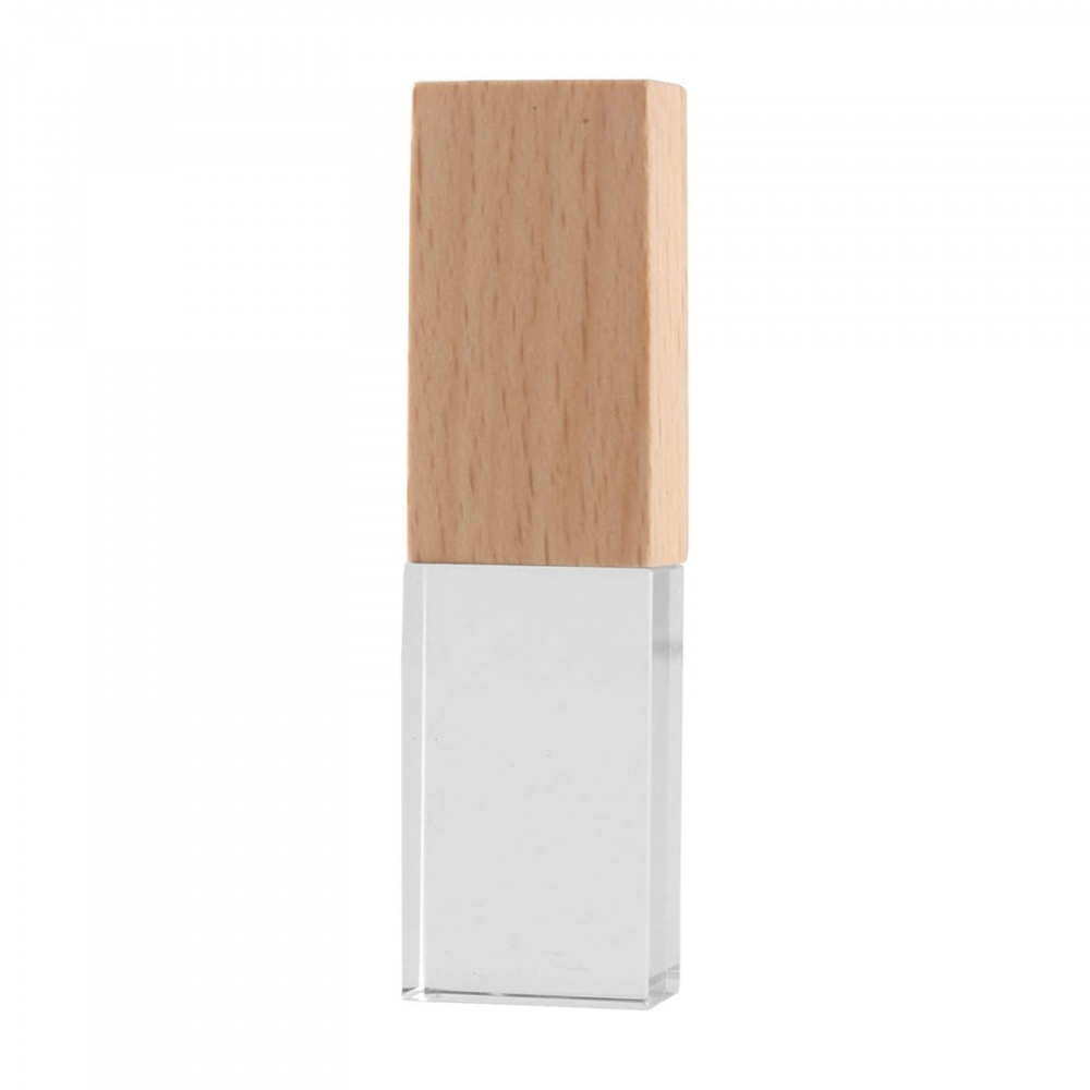 Memorie USB 3.0, lemn si cristal, in cutie [5]