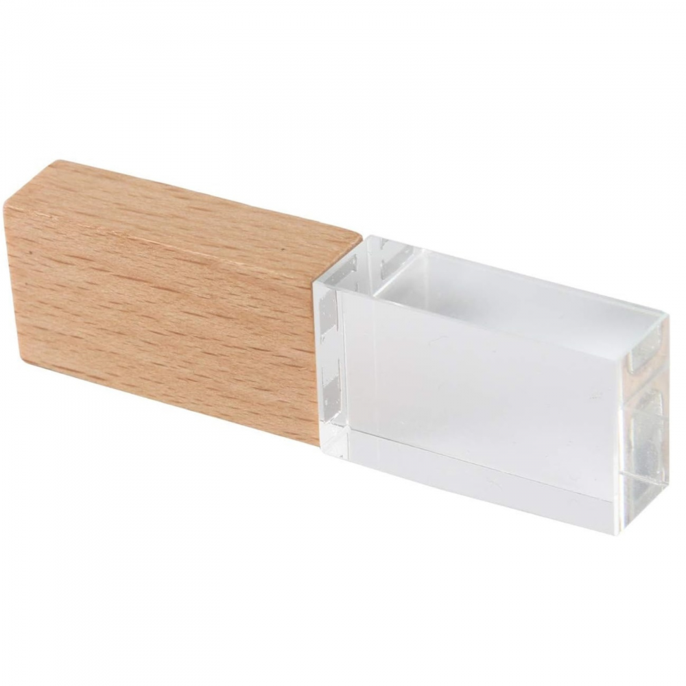 Memorie USB 3.0, lemn si cristal, in cutie [6]