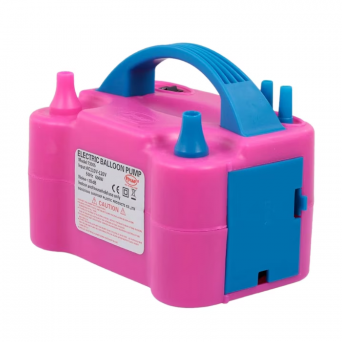 Pompa electrica pentru umflat baloane, 2 orificii umflare simultana, mod automat/manual, putere 600w [2]