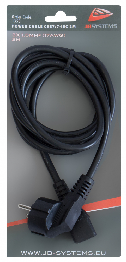 POWER CABLE CEE7/7-IEC 2M [1]