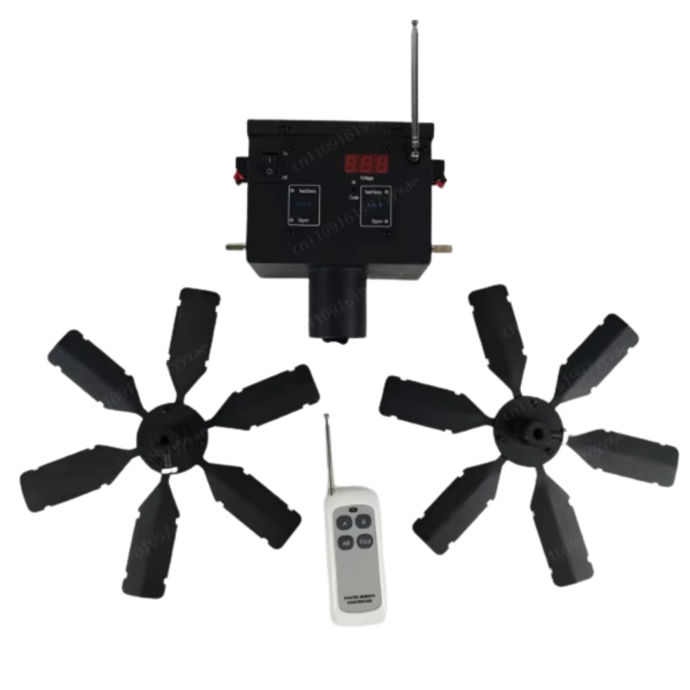 Sistem Wireless Soare Rotitor cu 2 Palete pentru 12 Vulcani + Stativ [6]