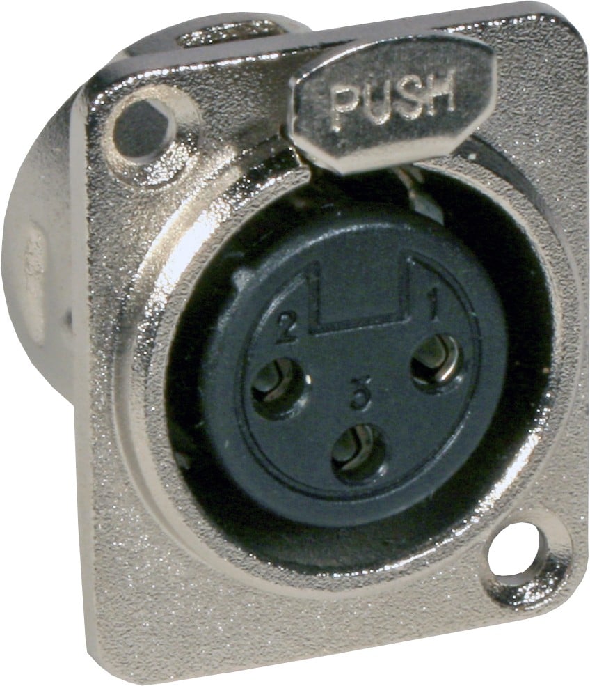 XLR female CHASSIS D-SIZE [1]