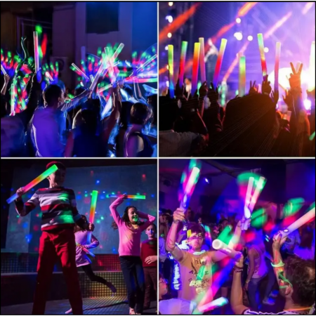 Bagheta Foam Stick cu LED 47 cm – iluminare colorată pentru petreceri și evenimente [3]