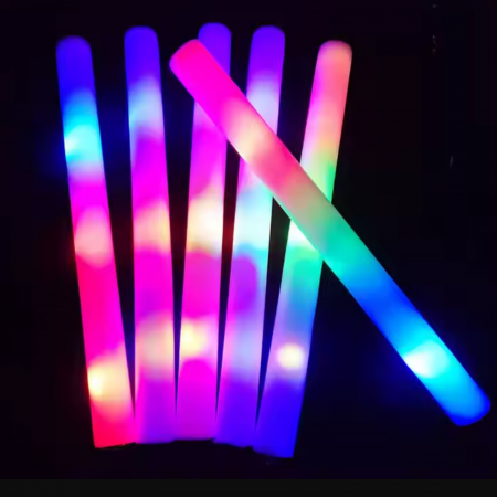 Bagheta Foam Stick cu LED 47 cm – iluminare colorată pentru petreceri și evenimente [4]