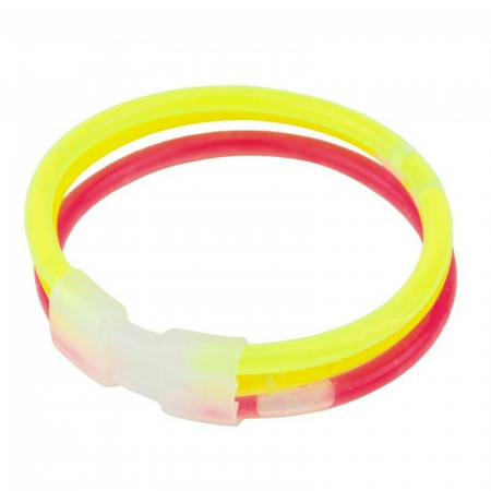 Betisoare bratari luminoase glow sticks, diverse culori, set 100 bucati culoare multicolor [3]