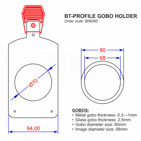 BT-PROFILE GOBO HOLDER [1]