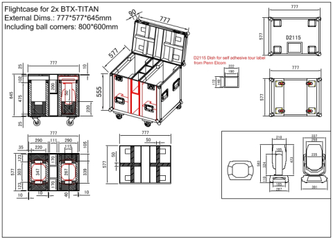 CASE FOR 2x BTX-TITAN [2]