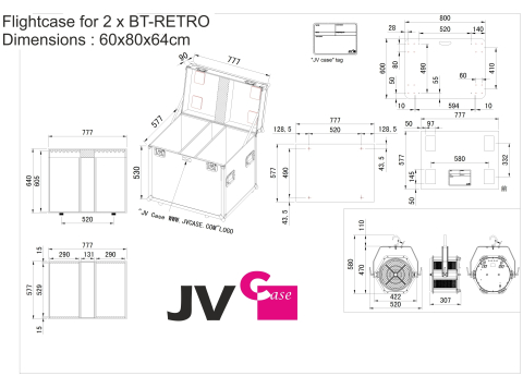 CASE FOR 2xBT-RETRO [2]