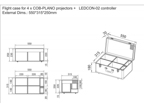 CASE for 4x COB-PLANO [2]