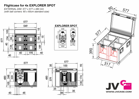 CASE FOR 4x EXPLORER SPOT [3]