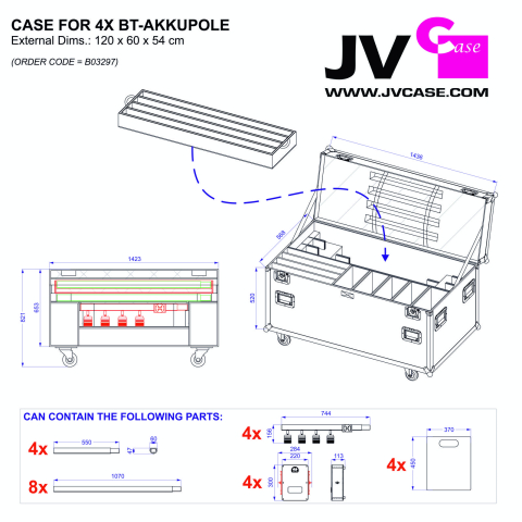 CASE FOR 4xBT-AKKUPOLE [3]