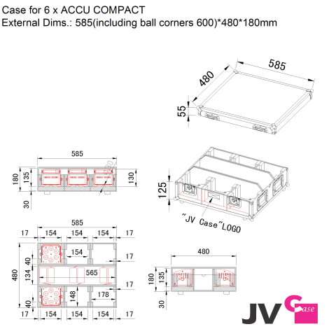 CASE FOR 6 x ACCU-COMPACT [2]