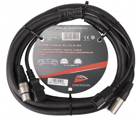 Cabluri combinate - COMBI CABLE IEC/XLR 3M