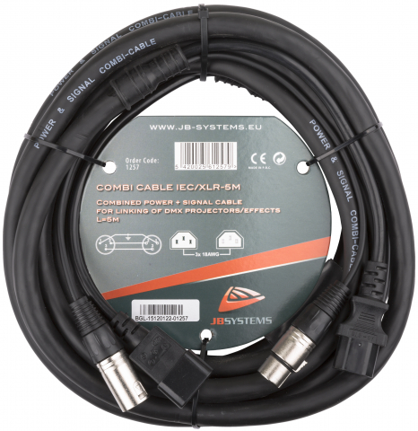 Cabluri combinate - COMBI CABLE IEC/XLR 5M
