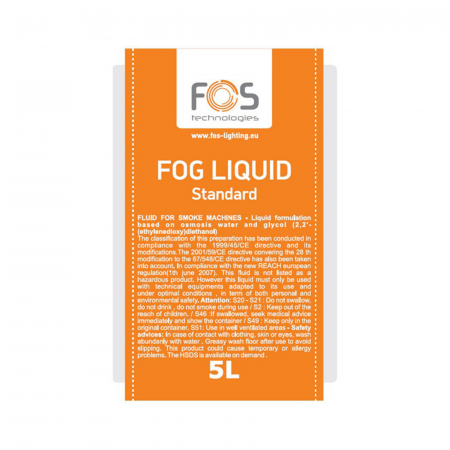 Lichid Standard pentru Mașini de Fum – Fog Liquid 5L FOS [1]