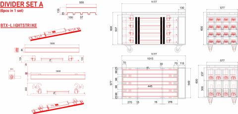 LIGHT BARS 1 - DIVIDER SET A [2]