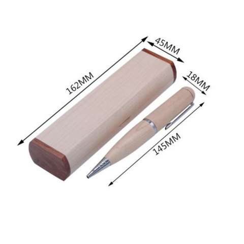 Memorie USB 3.0, cu pix din lemn si cutie [5]