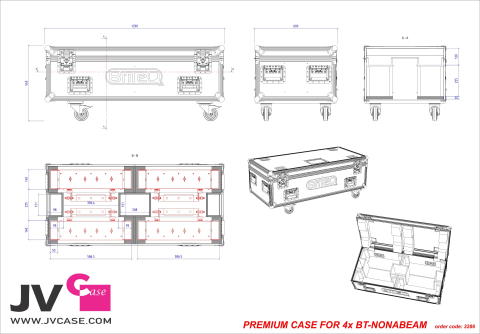 PREMIUM CASE FOR 4x BT-NONABEAM [2]