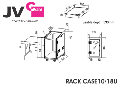 RACK CASE 10/18U [4]